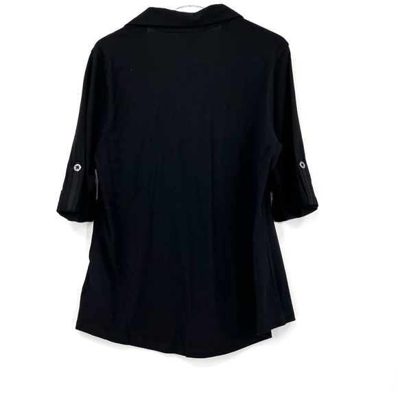 Style & Co Woman's Black Utility Shirt Size Small NWT - Picture 8 of 9